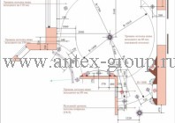 План потолка гостиной